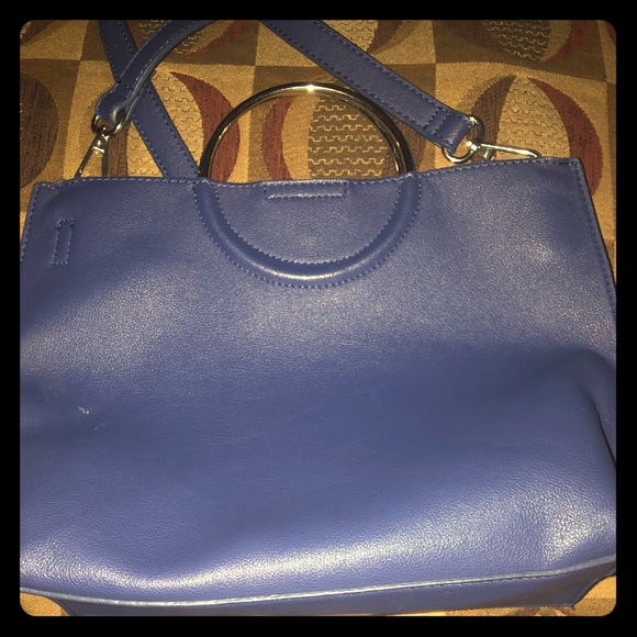 New York & co handle purse w/crossbody strap - Picture 1 of 5